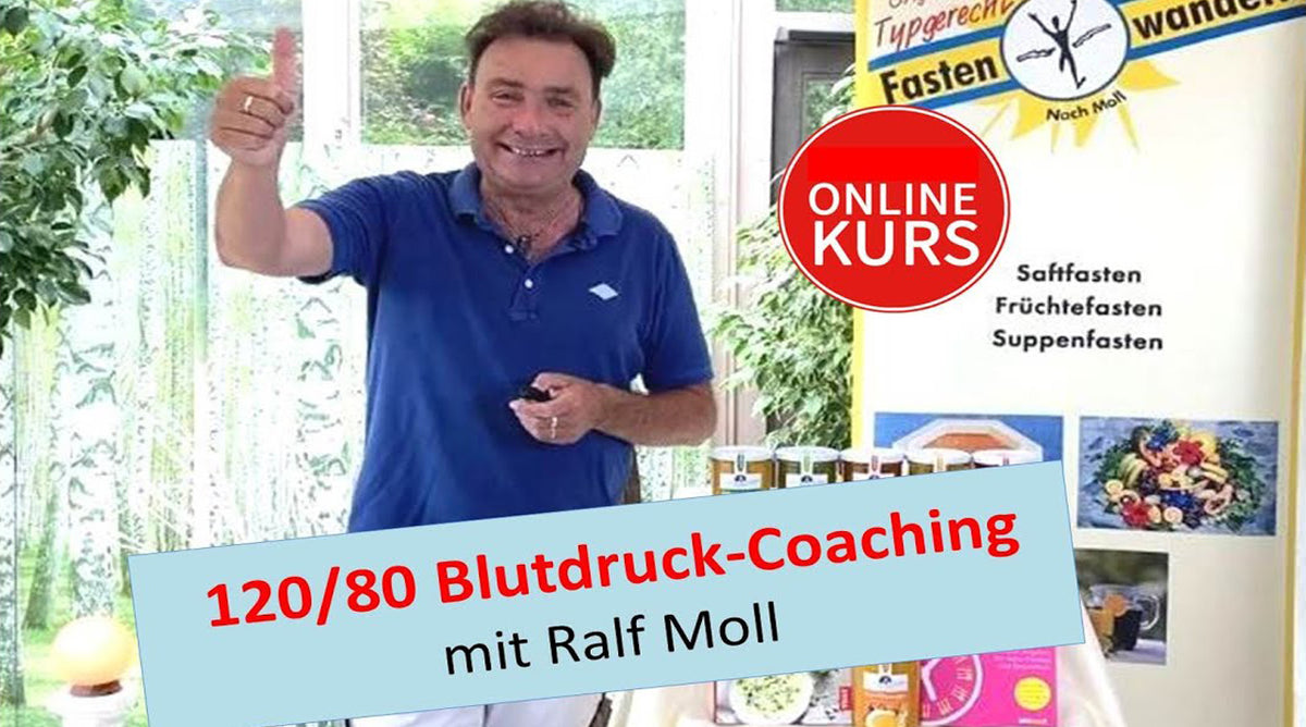 "120/80 Blutdruck-Guide" Online-Coaching mit Ralf Moll - Blutdruck senken